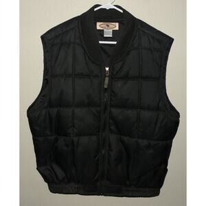 Moose Creek Legendary Clothing Men’s Large Nylon Insulated Puffer Vest Black